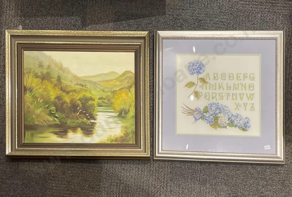 Five Framed Prints and Originals Image 1++