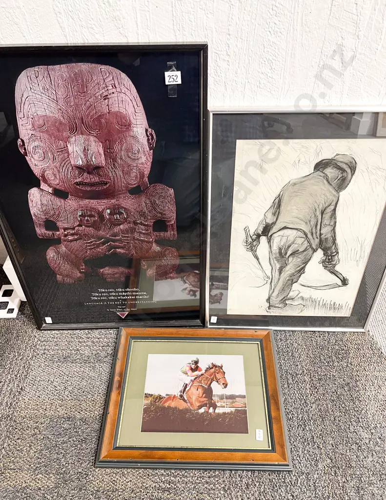 Four Assorted Prints and Originals Image 1++