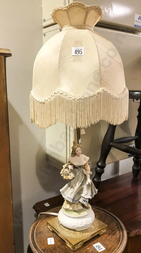 Porcelain Figural Lamp Image 1++