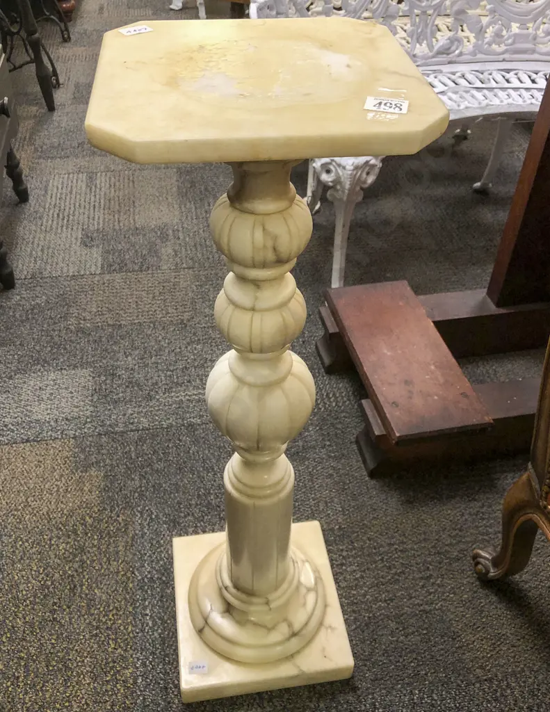 Alabaster Plant Stand Image 1++