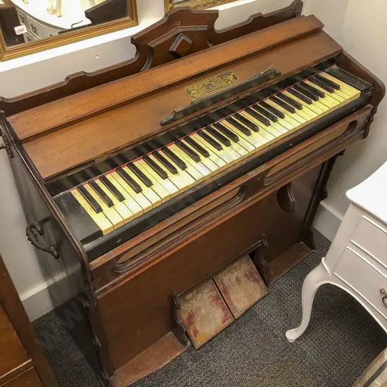 Small Victorian Pedal Organ