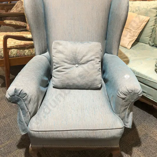 Modern Fabric Wing Armchair