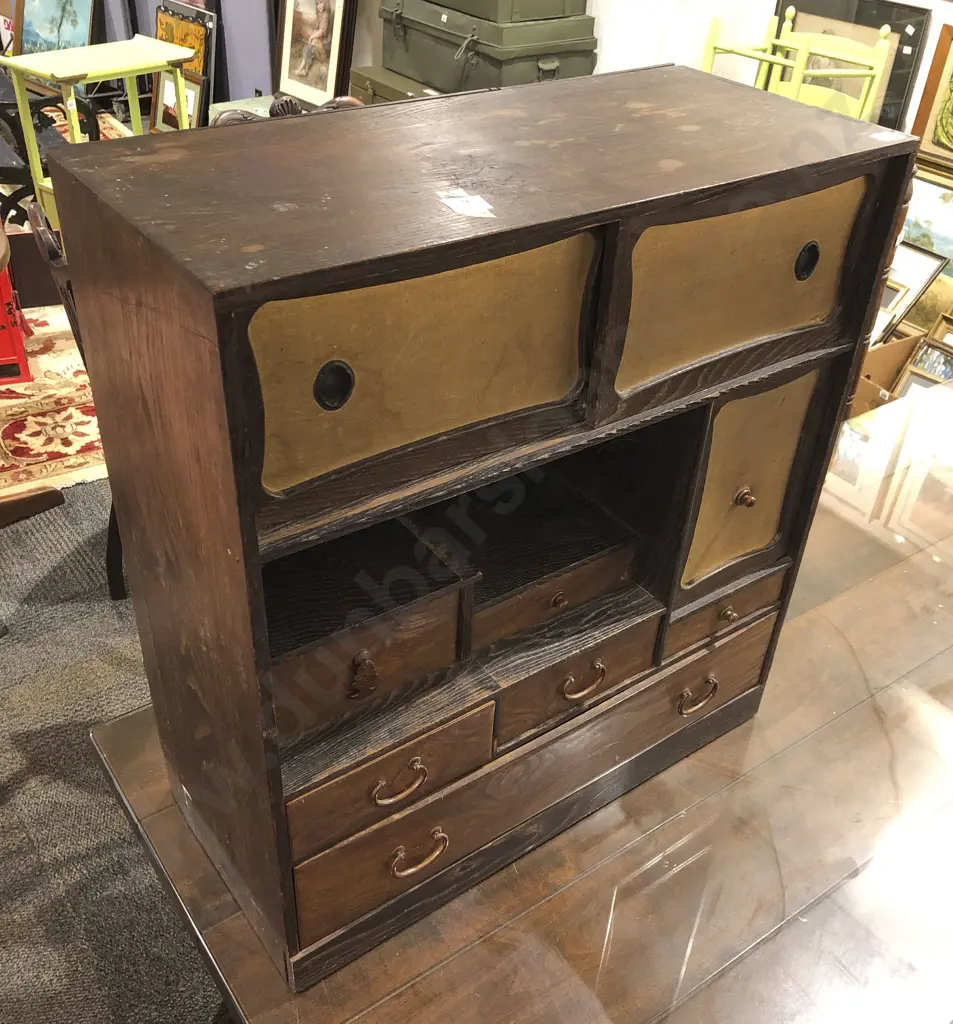 Small Japanese Multidrawer Cabinet Image 1++