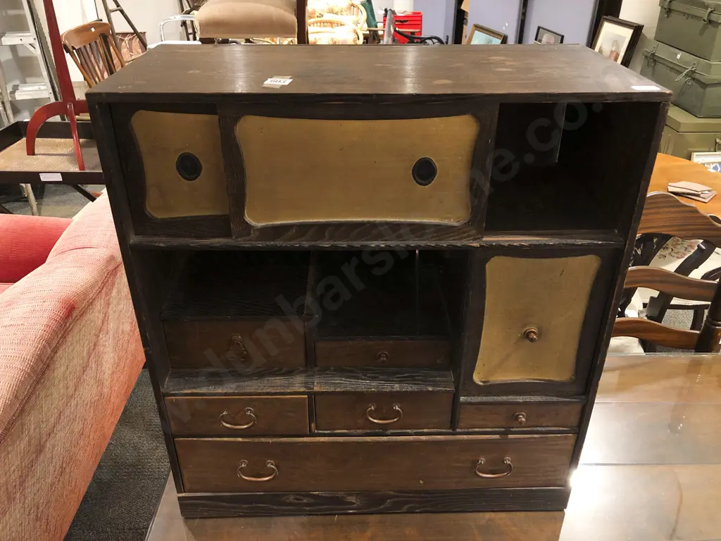 Small Japanese Multidrawer Cabinet Image 1++
