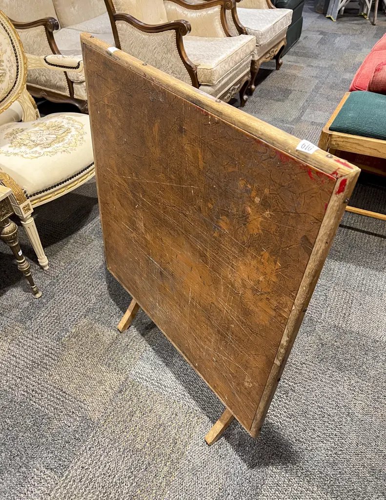 1930's Folding Card Table Image 1++