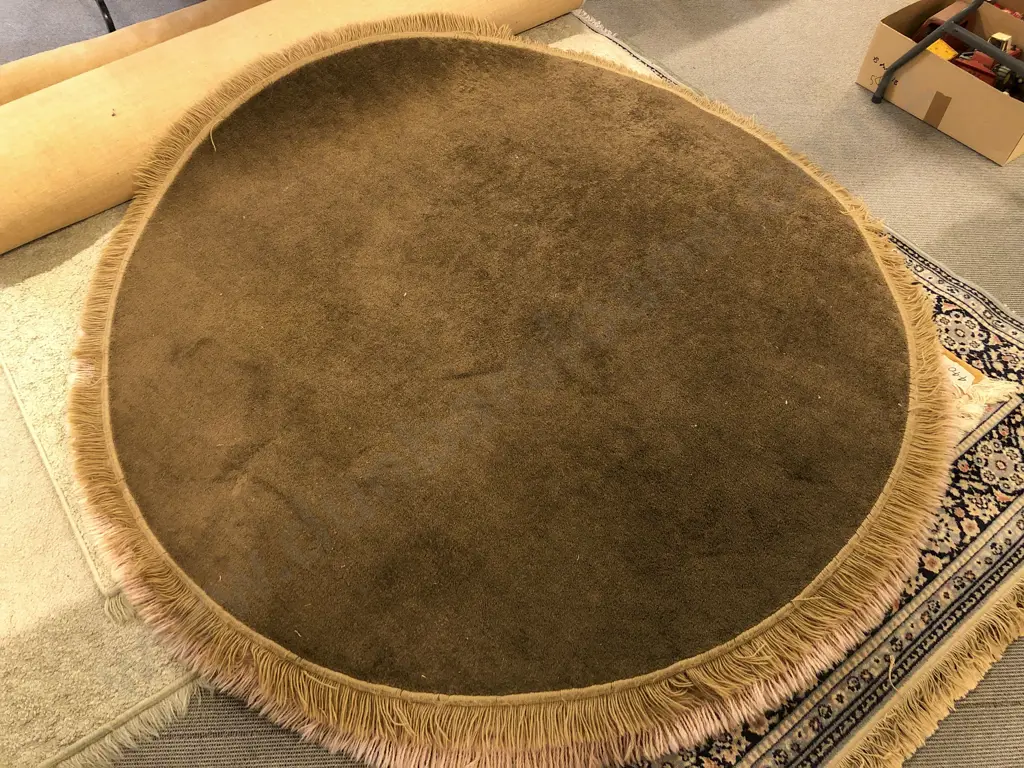 Pair of Circular Floor Rugs Image 1++