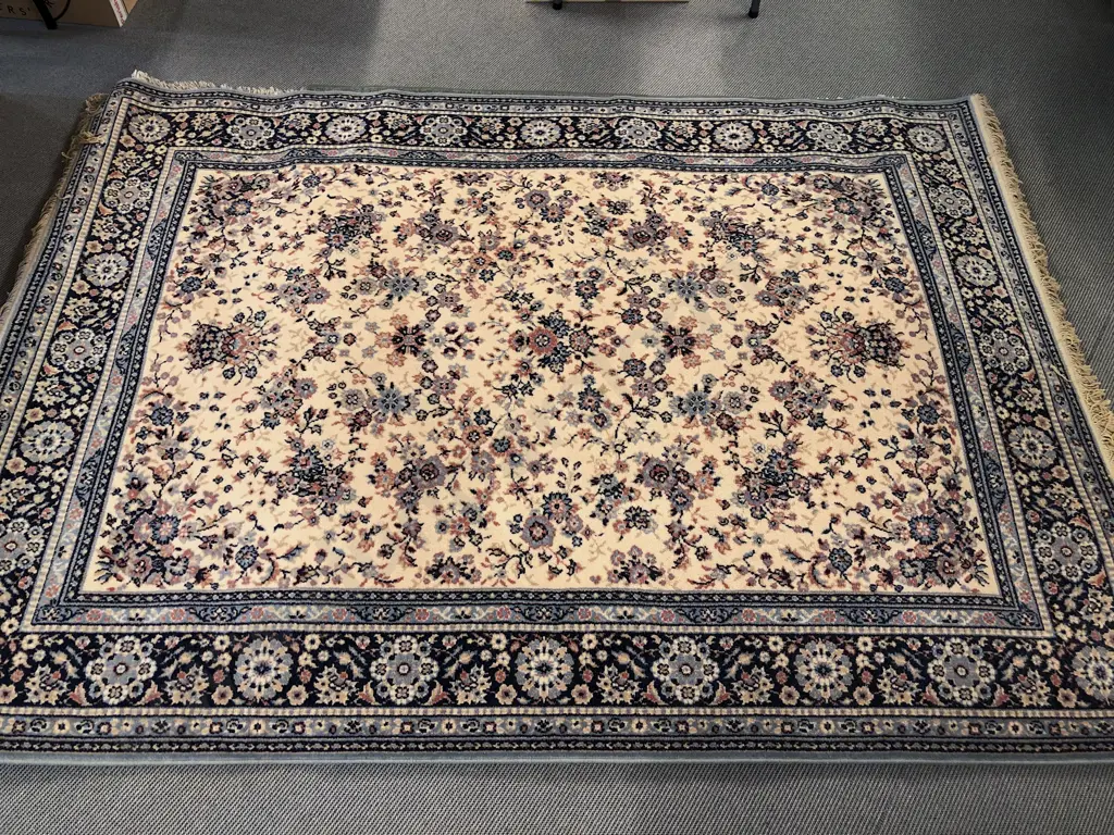 Large Persian Style Floor Rug and Two Smaller Image 1++