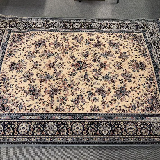 Large Persian Style Floor Rug and Two Smaller