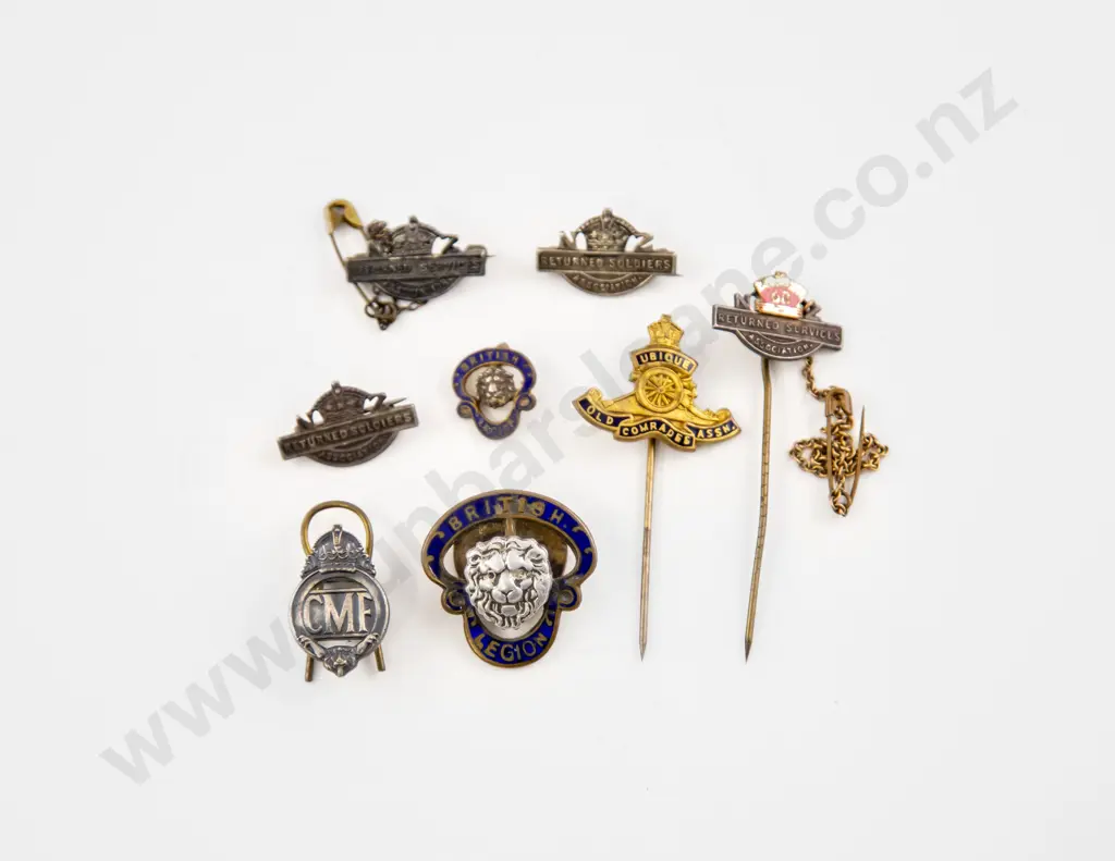 Four NZRAS Lapel Pins and Various Image 1++