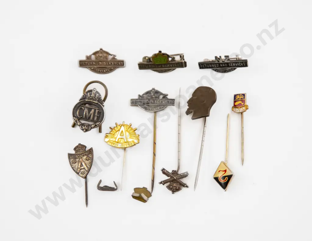 Four NZRAS Lapel Pins and Various Image 1++