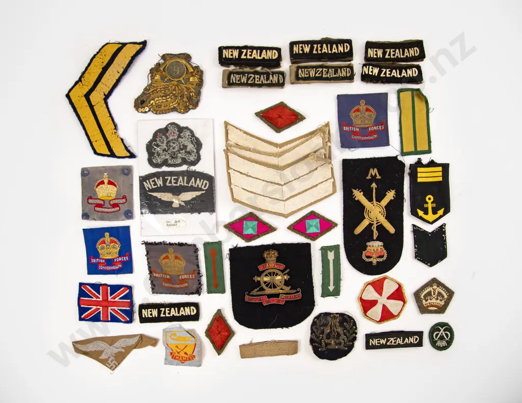 Small Collection NZ and World Cloth Badges Image 1++