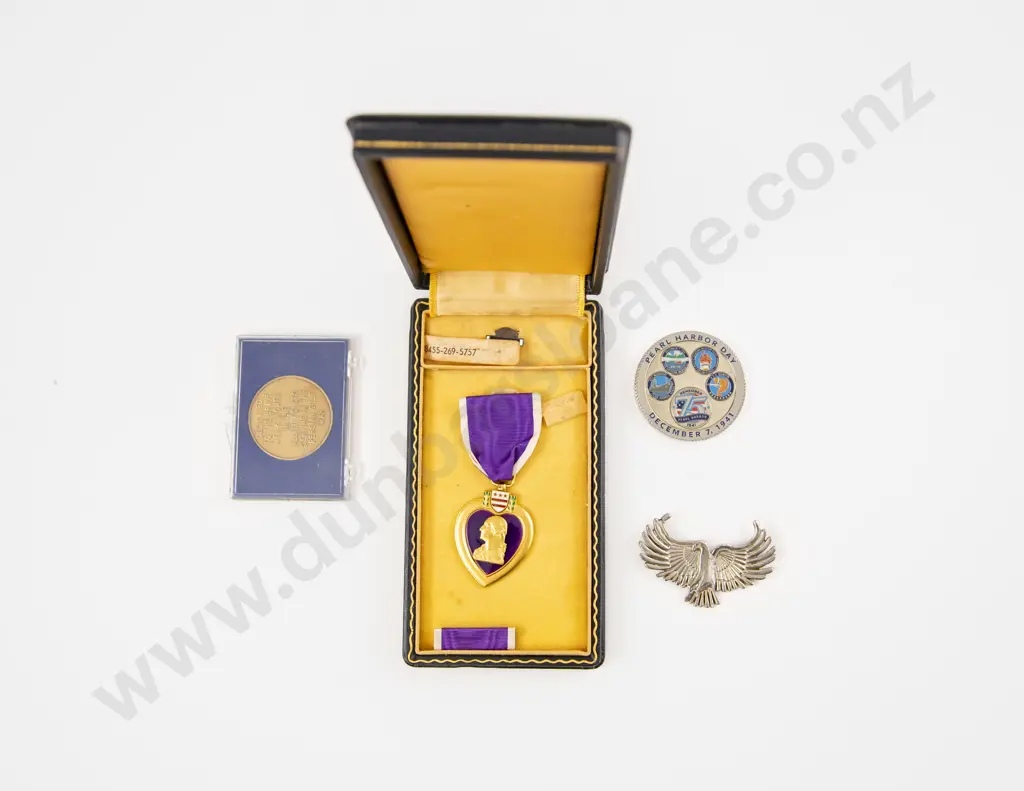 US Cased Purple Heart Image 1++