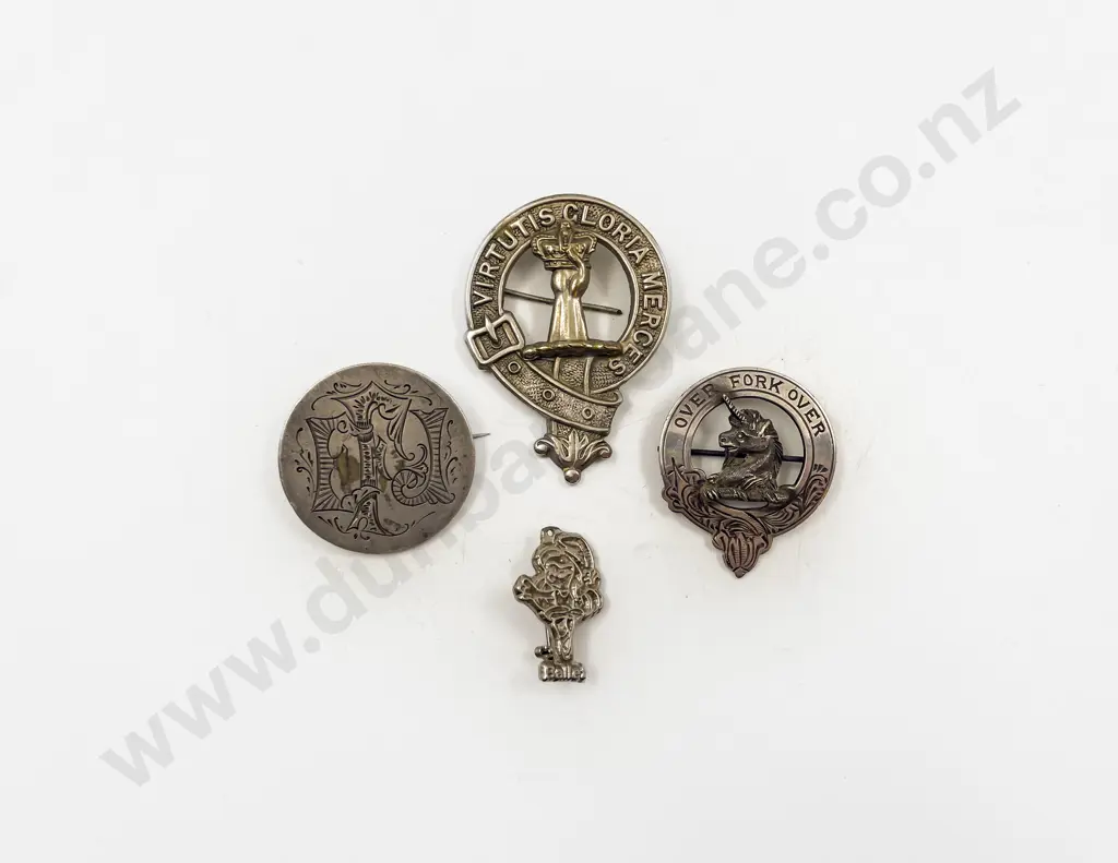 S/S Clan Cunningham Brooch Image 1++