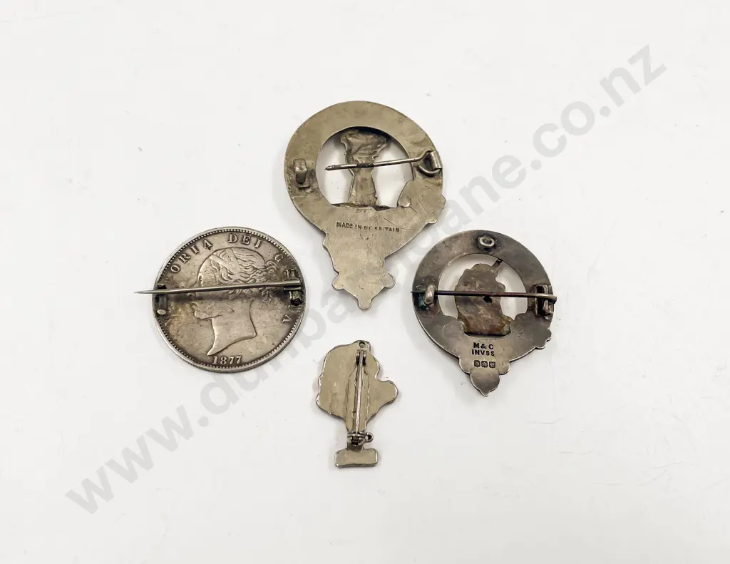S/S Clan Cunningham Brooch Image 1++