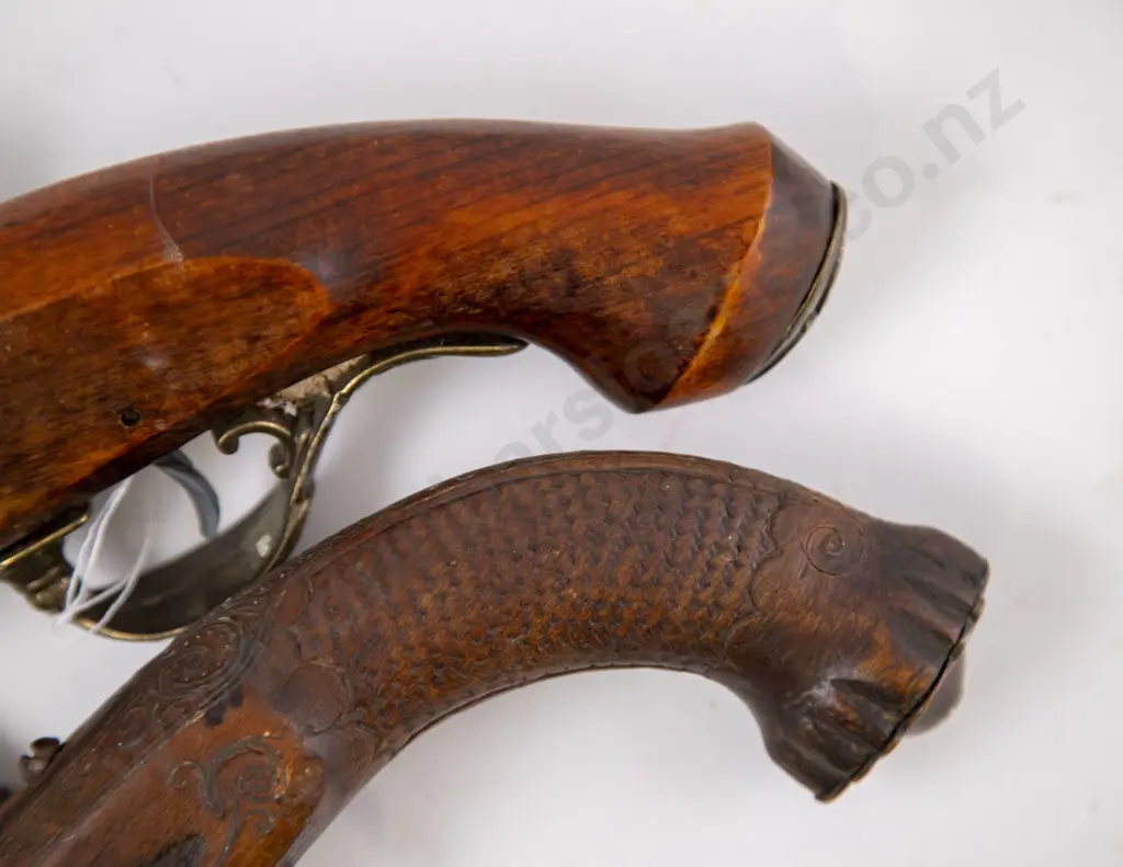 Vintage and Modern Reproduction Flintlock Pistols Image 1++