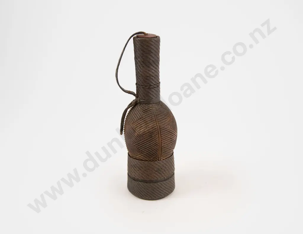 Vintage South African Tsonga Powder Flask Image 1++