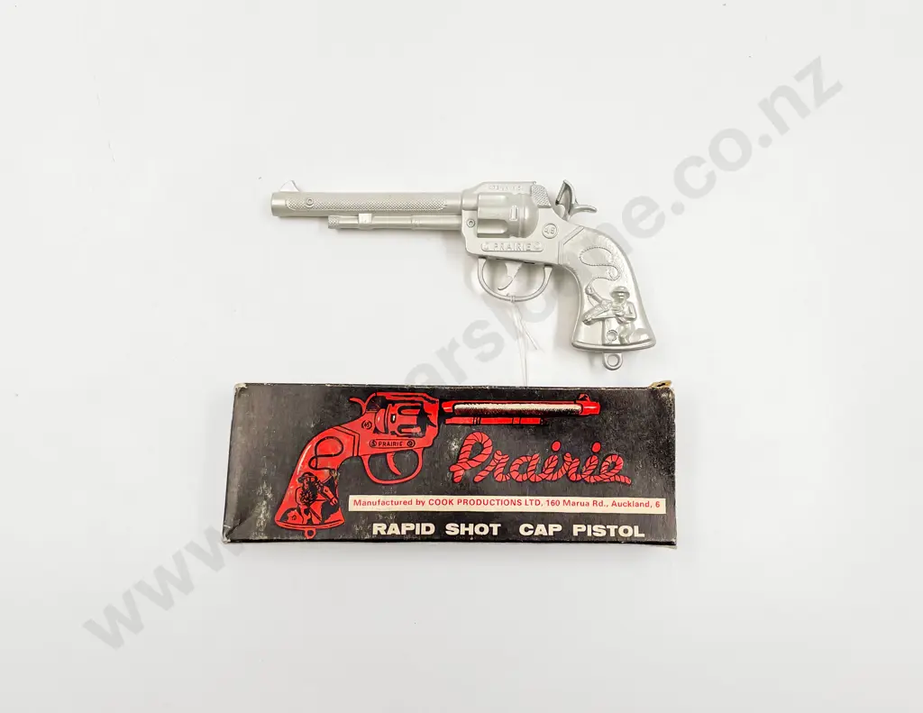 Original Boxed Prairie Rapid Shot Cap Pistol Image 1++