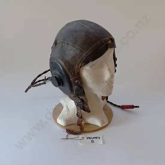 US WWII Type A-11 Leather Pilot Helmet