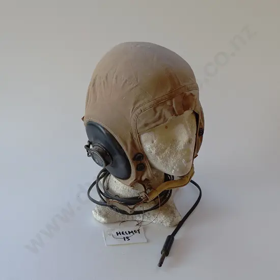 US WWII Canvas Pilot Helmet