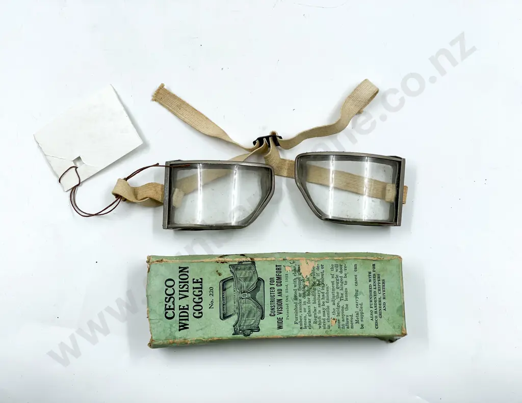 Part Original Boxed Cesco Wide Vision Goggles No220 Image 1++