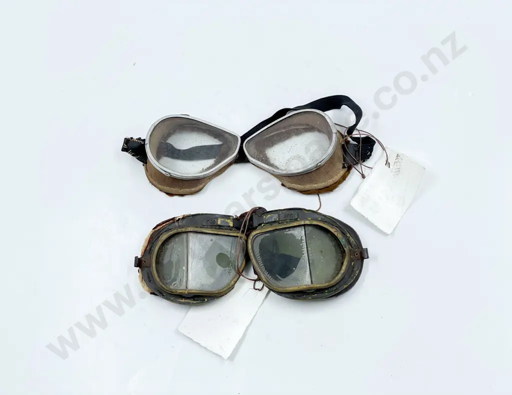 Two Pair Aviation Goggles Image 1++