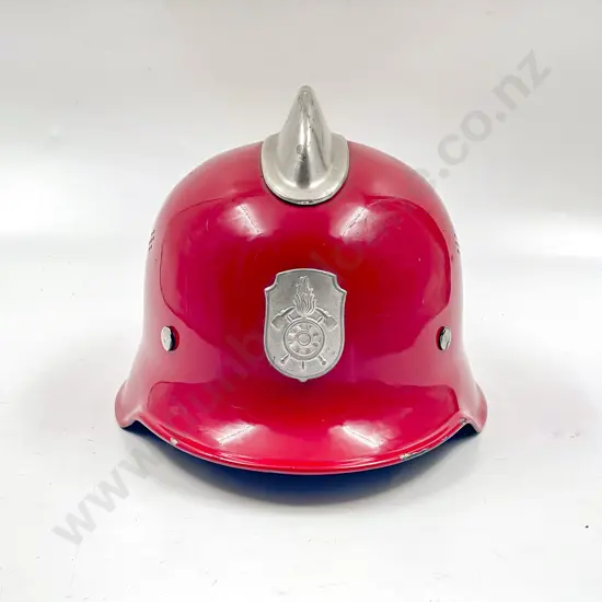 Restored WWII German Fireman's Helmet