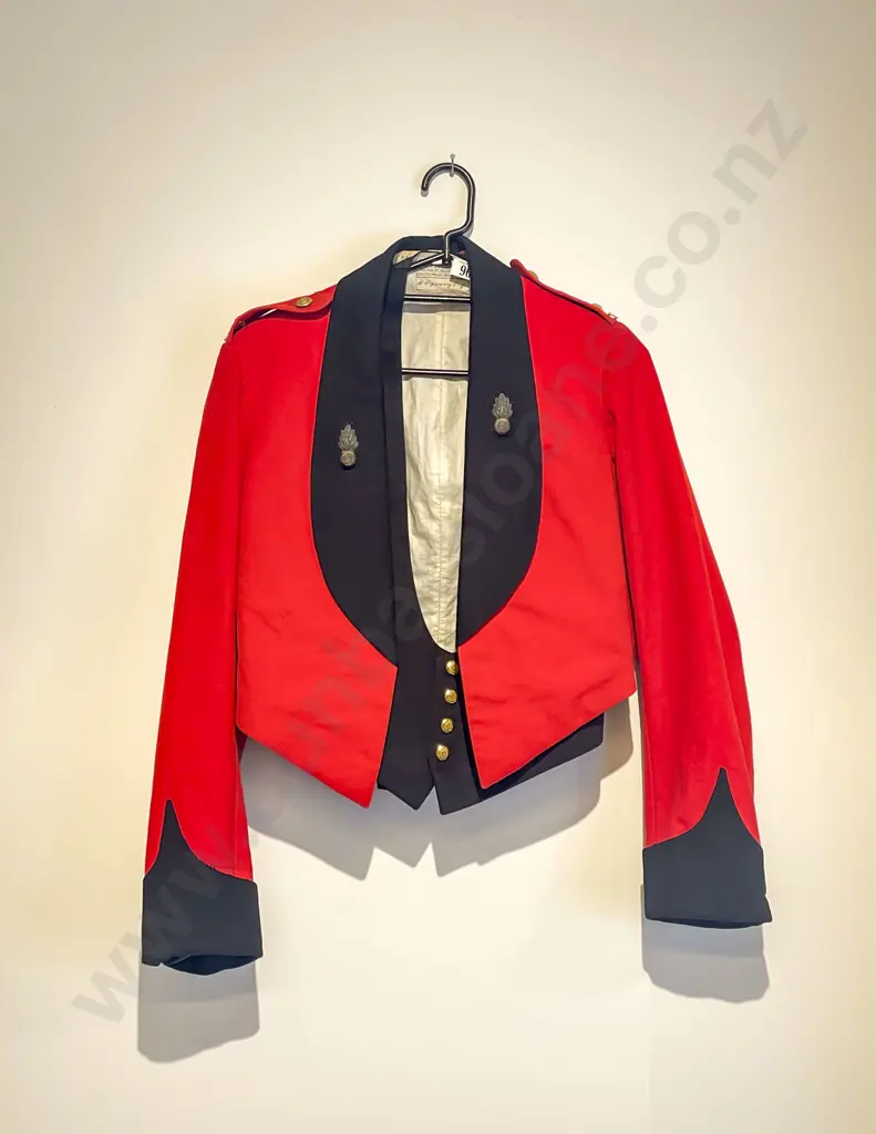 WWII Royal Engineers Mess Dress Uniform Jacket and Waistcoat Image 1++