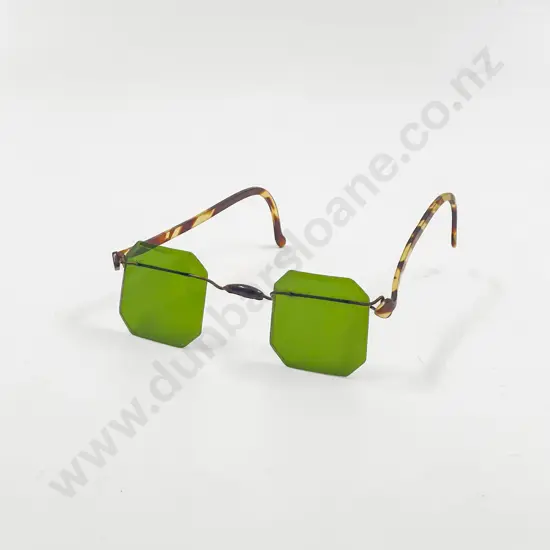 Tin Cased Celluloid and Plastic Sun Glasses