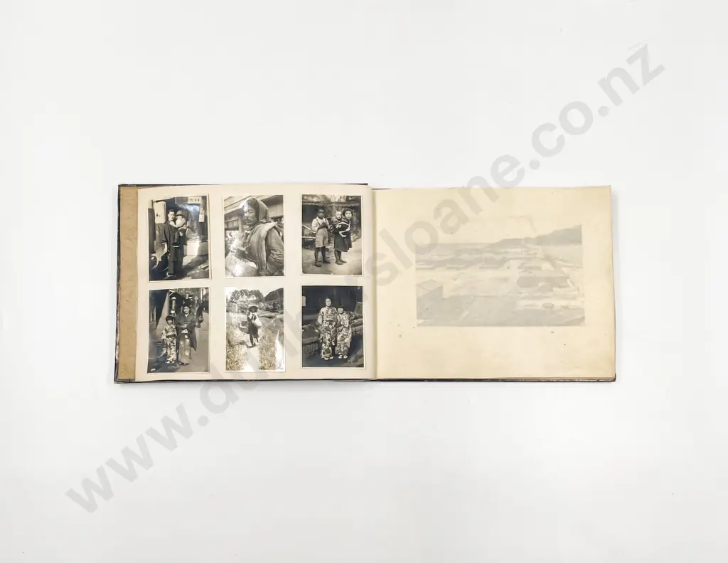 WWII Military Photograph Album of Japan dated 1947 Image 1++