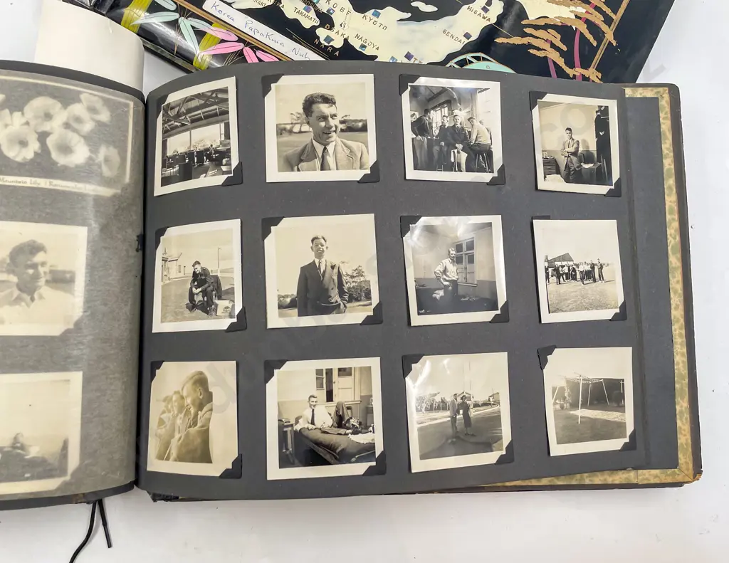 Three Japanese Lacquered Photograph Albums WWII and Post WWII Image 1++