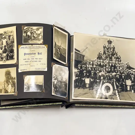 Three Japanese Lacquered Photograph Albums WWII and Post WWII