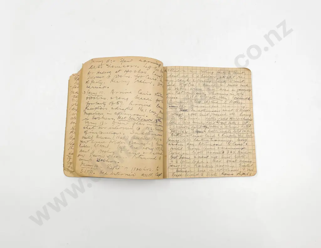 WWII Army Book 152 Correspondence Book (Field Service) Diary Image 1++