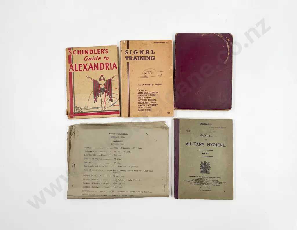Five Military Training Books Image 1++