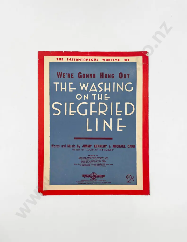 Two Pieces of Sheet Music Image 1++