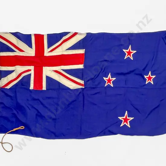 Vintage NZ Flag NZ Blue by Hutcheson Wilson & Ltd Wellington