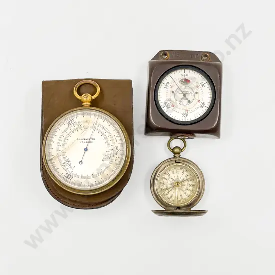 Early C20th Pocket Aneroid Barometer