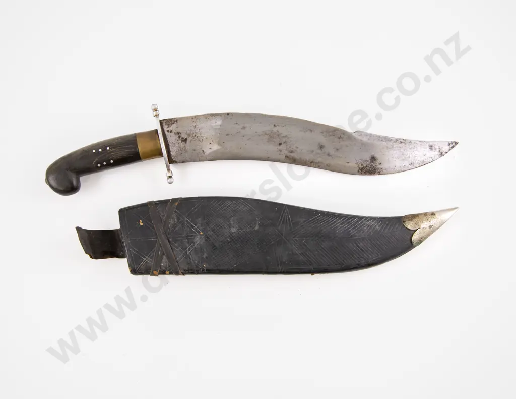 Kukri Blade with Leather Sheath Image 1++