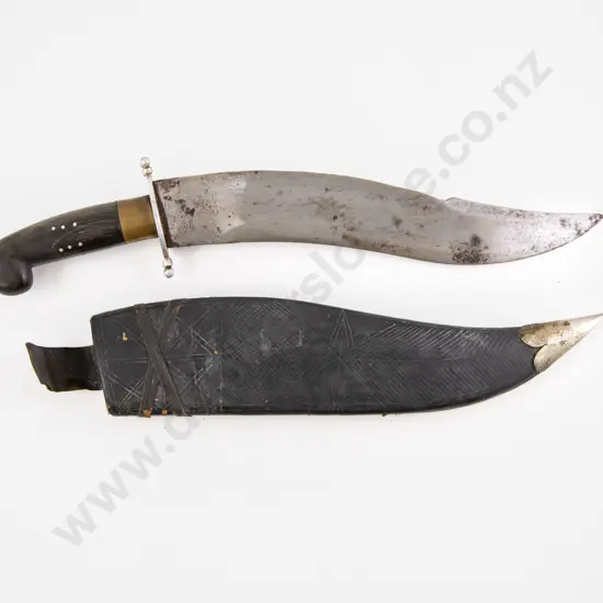 Kukri Blade with Leather Sheath