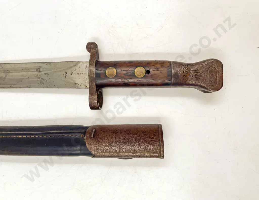 WWI British 1888 MKI Type II Bayonet and Scabbard Image 1++
