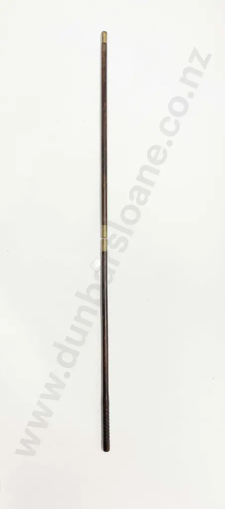 Antique Beech Brass Mounted Two-Section Rifle Cleaning Rod Image 1++
