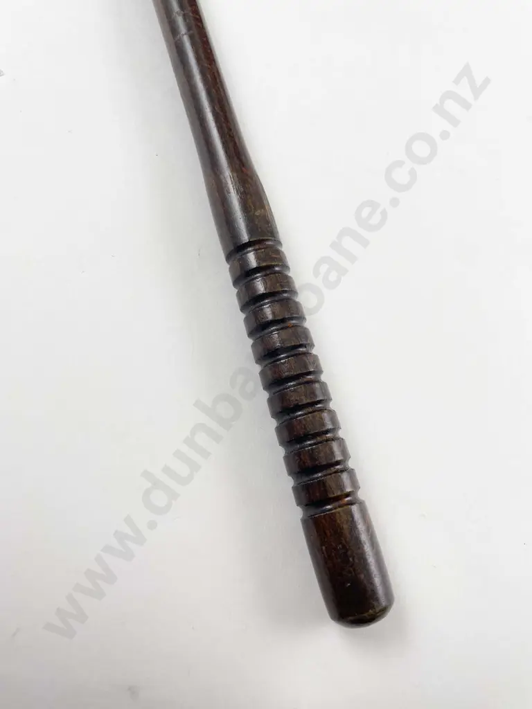 Antique Beech Brass Mounted Two-Section Rifle Cleaning Rod Image 1++