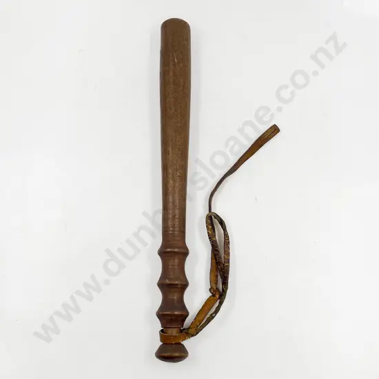 LateC19th/20th Turned Wooden Truncheon