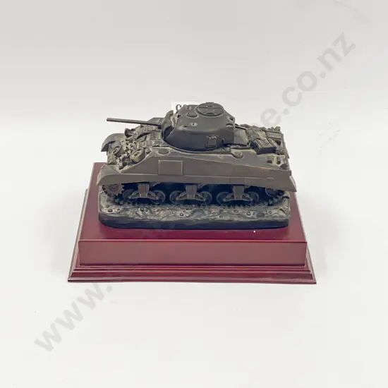 English Martin Duchemin Bronze Effect Armoured Tank Model