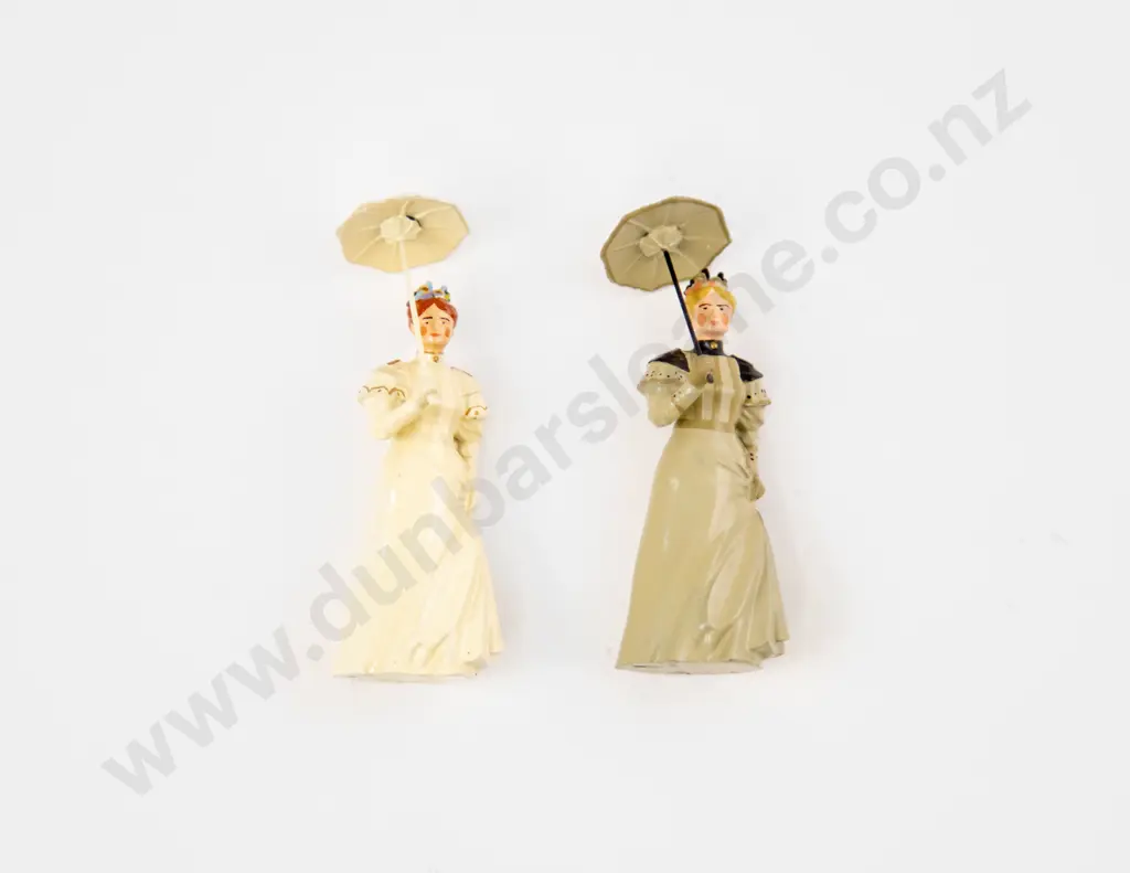 Imperial Productions No. 5 'Lady with Open Parasol' No. 11 ' Lady with Open Parasol' & Empty No. 33 'Promenade' Box Image 1++