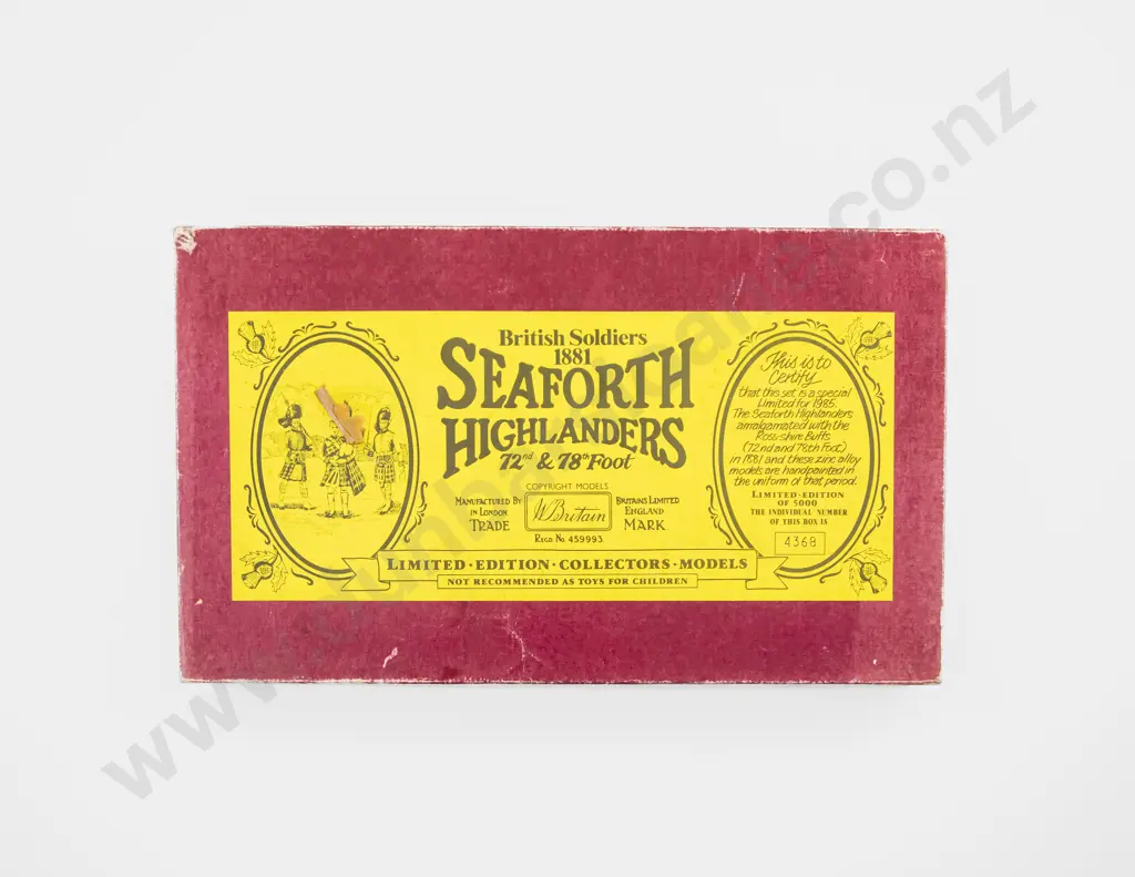 Boxed Britains Toy Soldiers 5185 Ltd Ed Image 1++