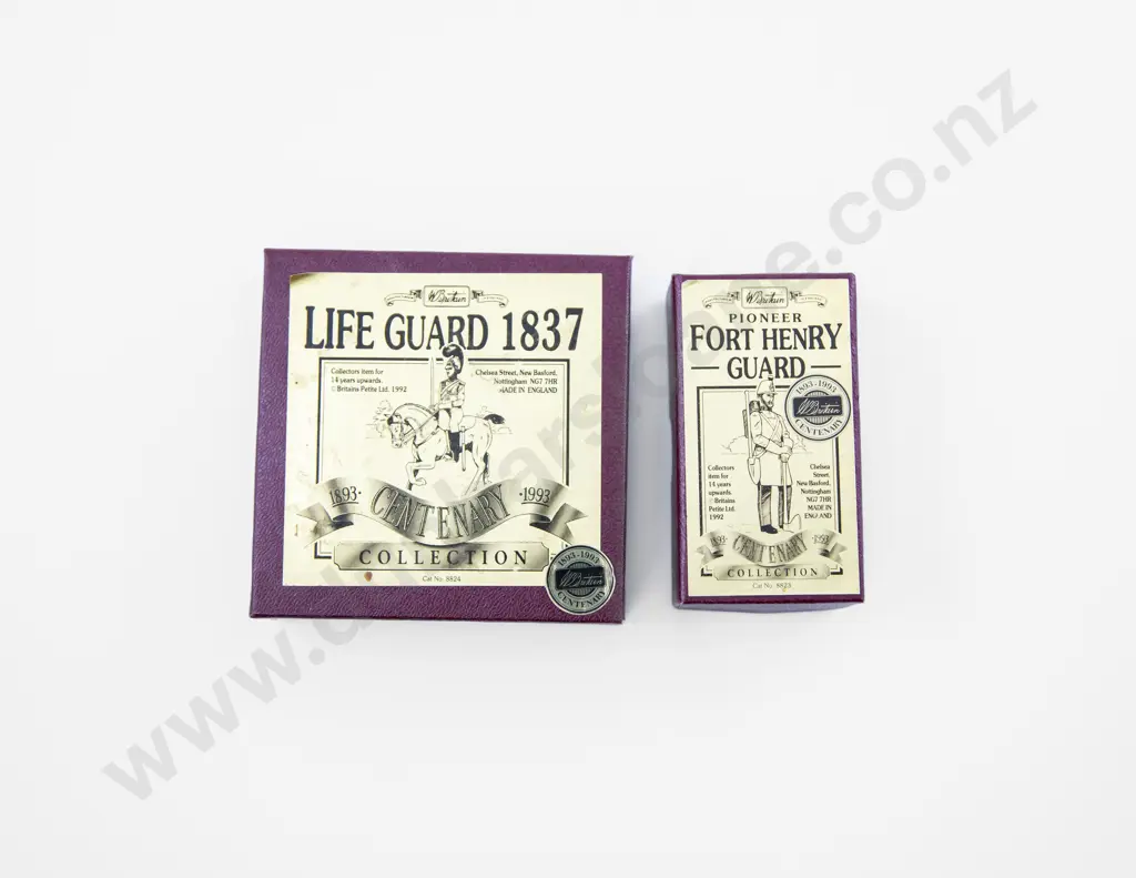 Boxed Britains Toy Soldiers 'The Centenary Collection' 8824 & 8823 Image 1++