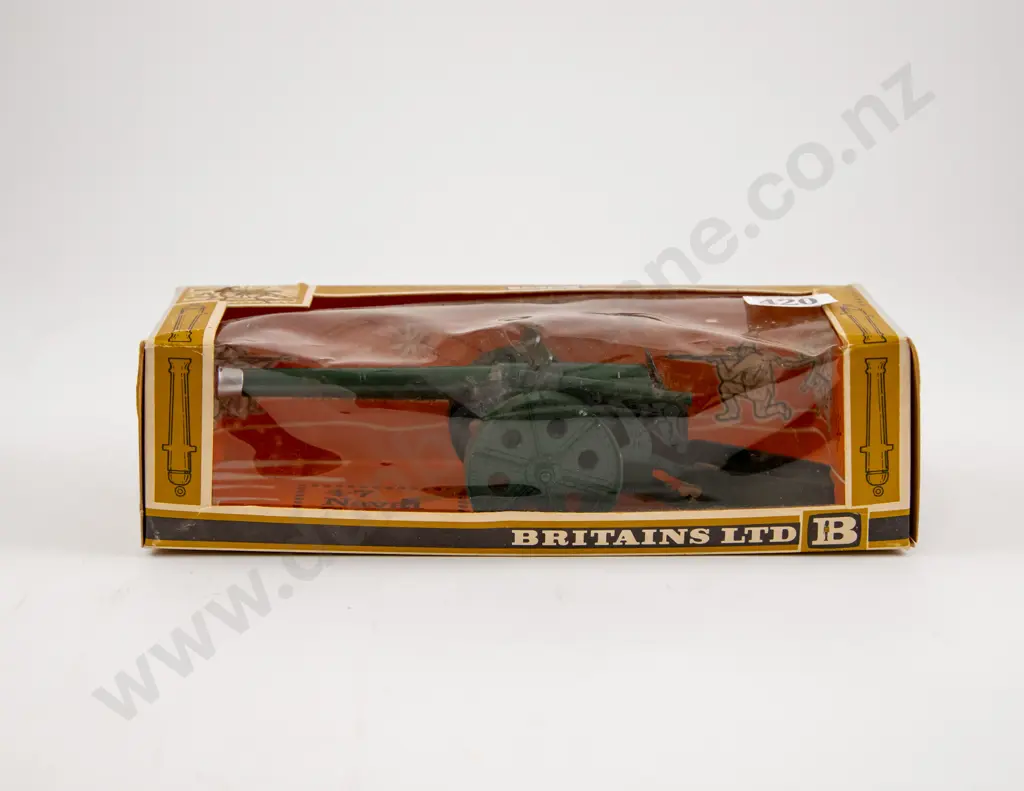 Boxed Britains Gun Models No 9730 4.7 Naval Gun Image 1++