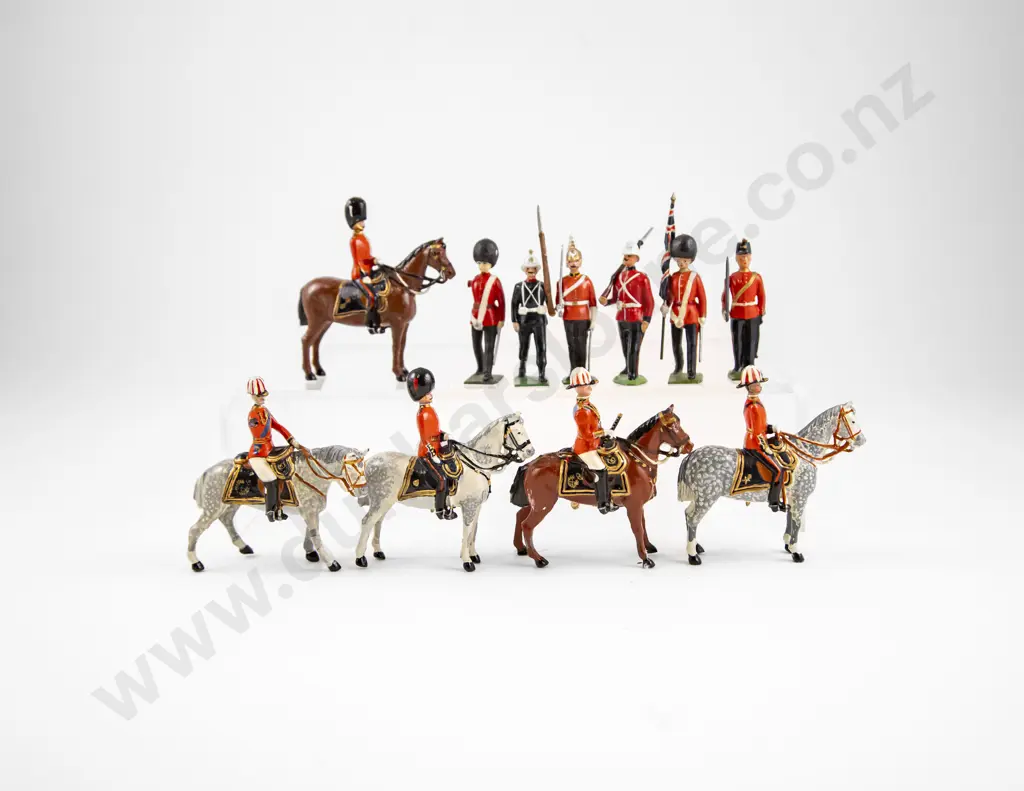 Unboxed Britains Various Regimental Mounted Officers and Parade Soldiers (10) Image 1++