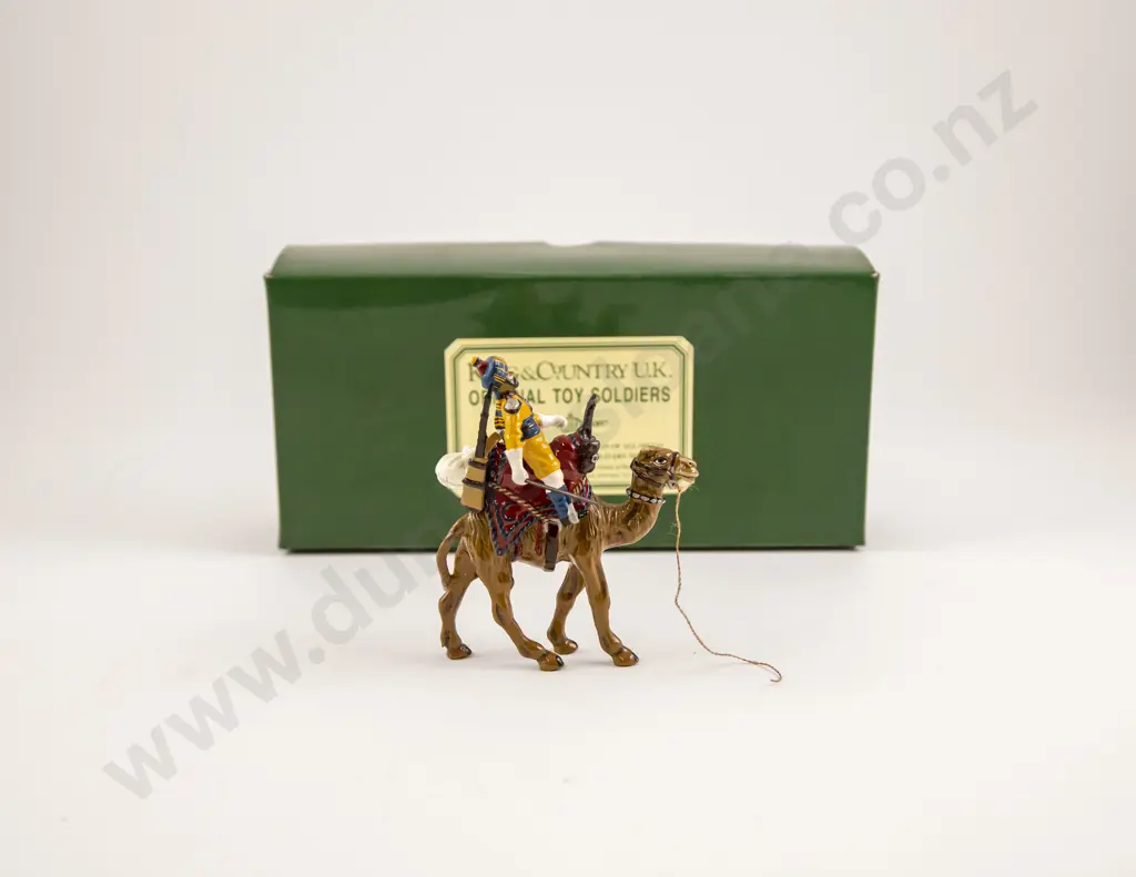 Boxed King & Country Original Toy Soldiers Skinners Horse Camel Corps Rider Image 1++