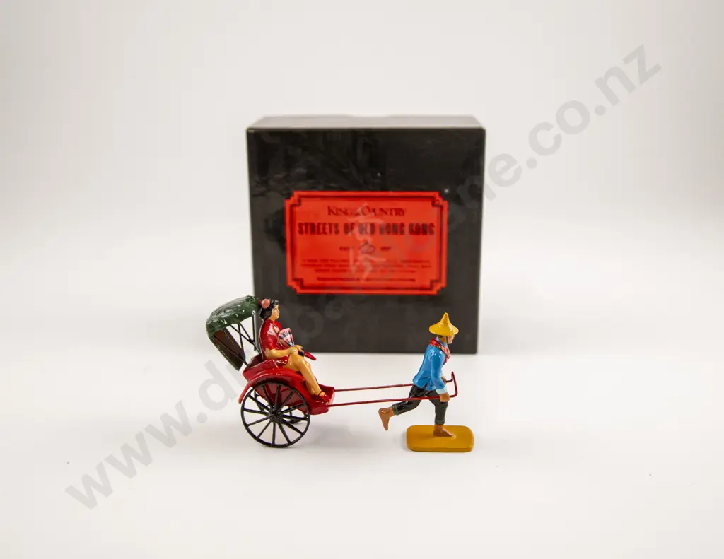 Boxed King & Country Streets of Old Hong Kong Rickshaw Set Image 1++